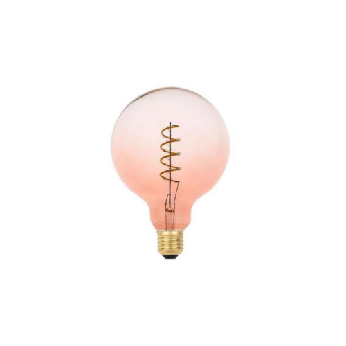 LED Izzó FILAMENT SPIRAL G125 E27/4W/230V 2000K rózsaszín