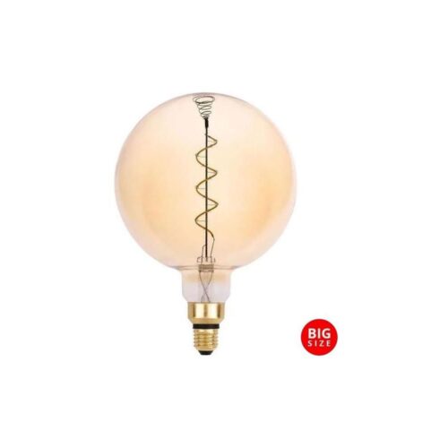 LED Izzó FILAMENT SPIRAL VINTAGE G200 E27/4W/230V 2000K