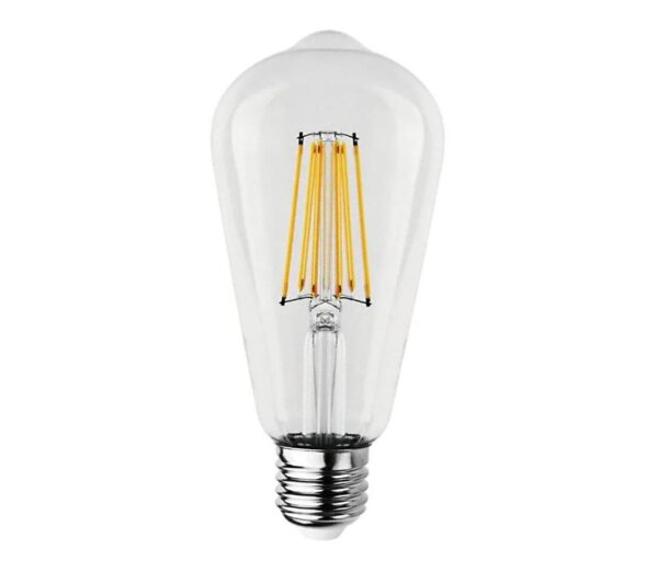 LED Izzó FILAMENT ST64 E27/12W/230V 3000K