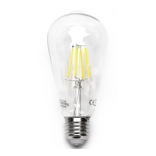 B.V. LED Izzó FILAMENT ST64 E27/4W/230V 6500K