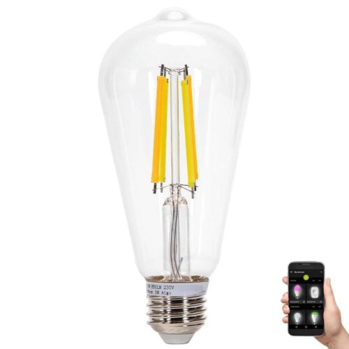 B.V. LED Izzó FILAMENT ST64 E27/6W/230V 2700