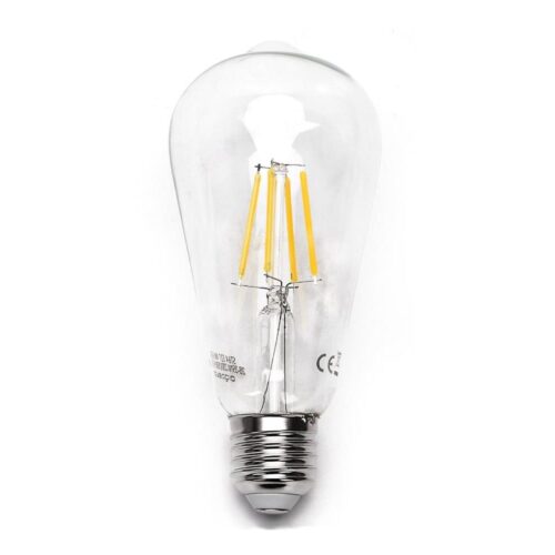 B.V. LED Izzó FILAMENT ST64 E27/6W/230V 2700K