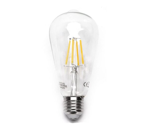 B.V. LED Izzó FILAMENT ST64 E27/6W/230V 2700K