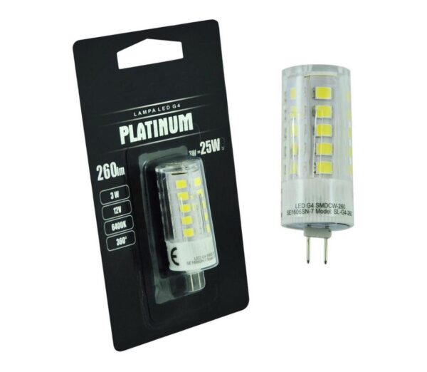 LED Izzó G4/3W/12V 6500K