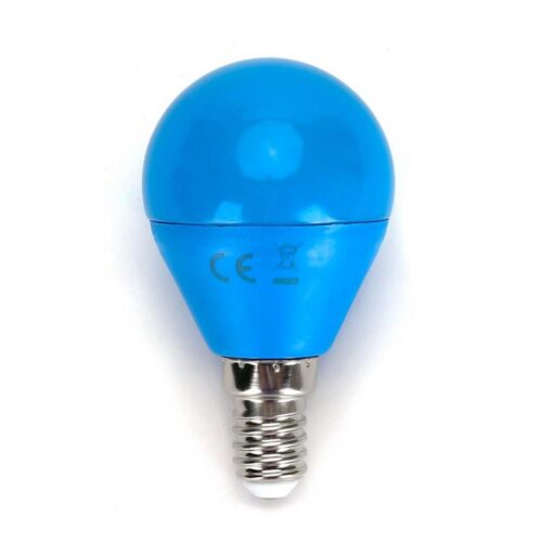 B.V. LED Izzó G45 E14/4W/230V blue