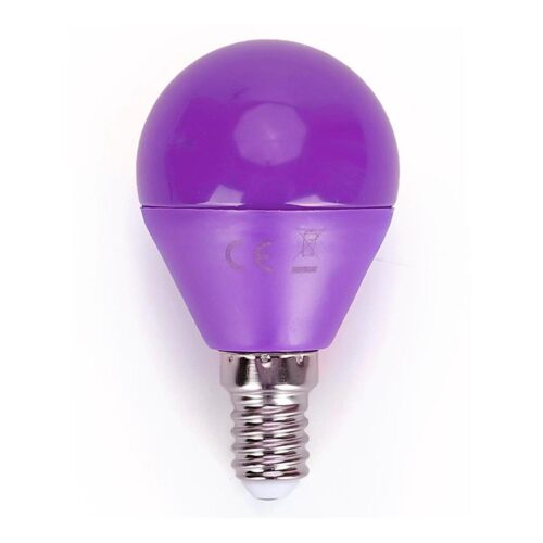 B.V. LED Izzó G45 E14/4W/230V lila