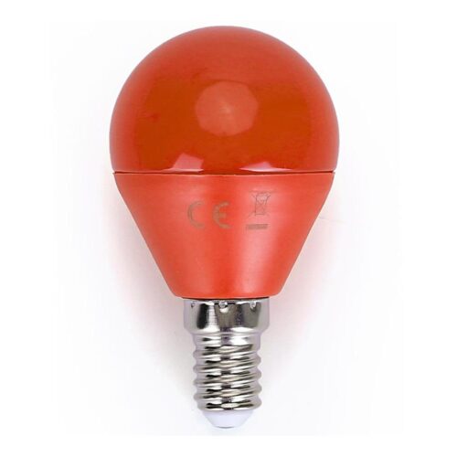 B.V. LED Izzó G45 E14/4W/230V narancssárga