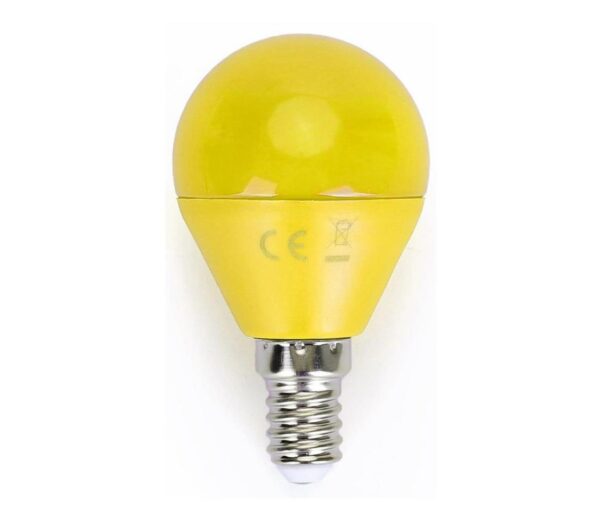 B.V. LED Izzó G45 E14/4W/230V sárga