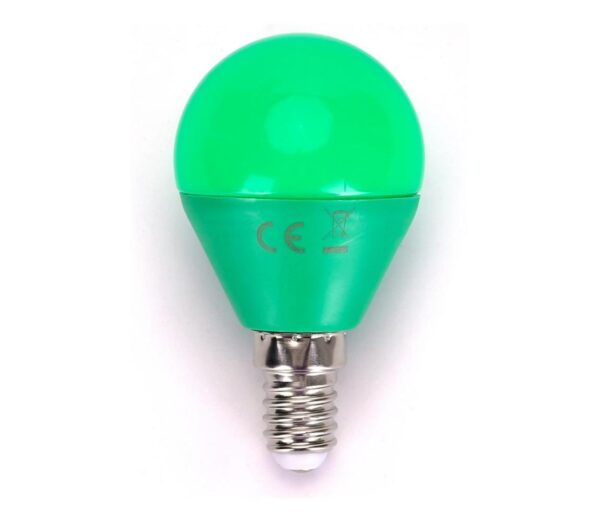 B.V. LED Izzó G45 E14/4W/230V zöld