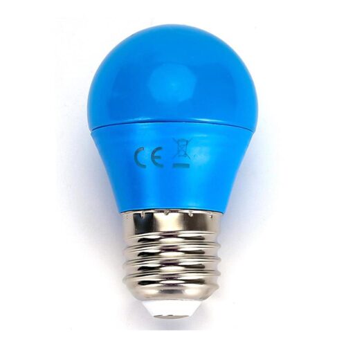 B.V. LED Izzó G45 E27/4W/230V kék