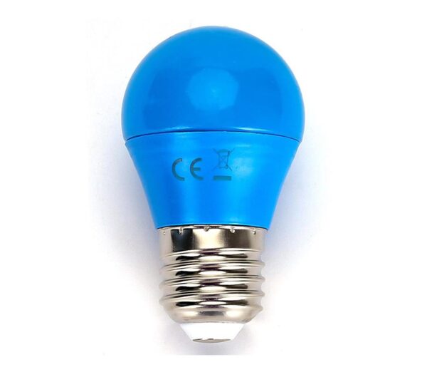 B.V. LED Izzó G45 E27/4W/230V kék