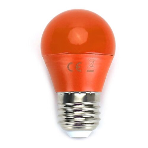 B.V. LED Izzó G45 E27/4W/230V narancssárga