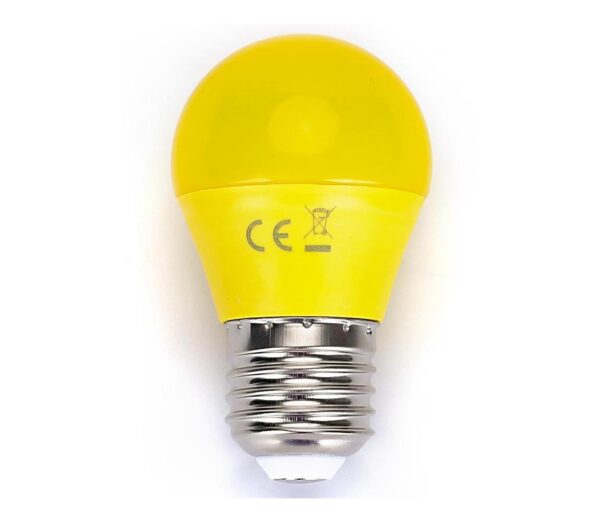 B.V. LED Izzó G45 E27/4W/230V sárga