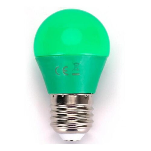 B.V. LED Izzó G45 E27/4W/230V zöld