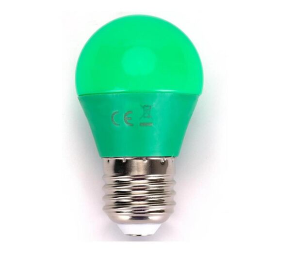 B.V. LED Izzó G45 E27/4W/230V zöld