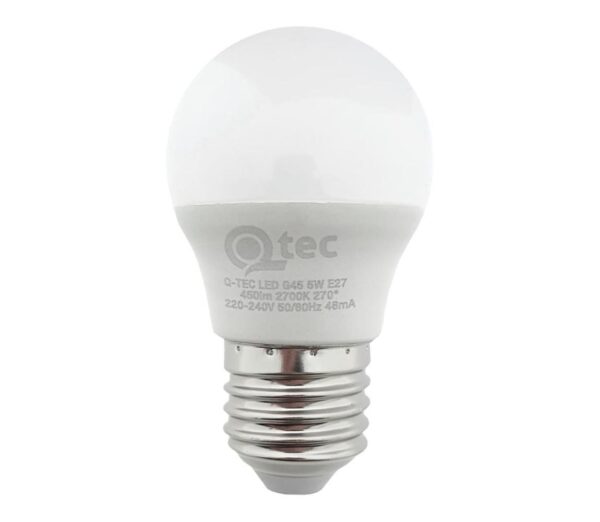 LED Izzó G45 E27/5W/230V 2700K