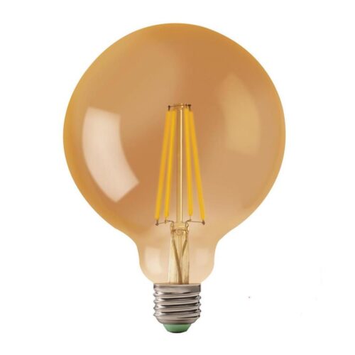 LED Izzó LEDSTAR AMBER G125 E27/8W/230V 2200K