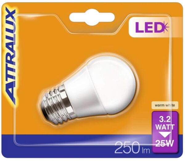 Attralux LED Izzó P45 E27/3