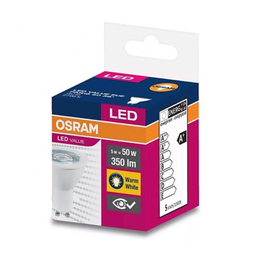 Osram LED Izzó PAR16 GU10/5W/230V 2700K