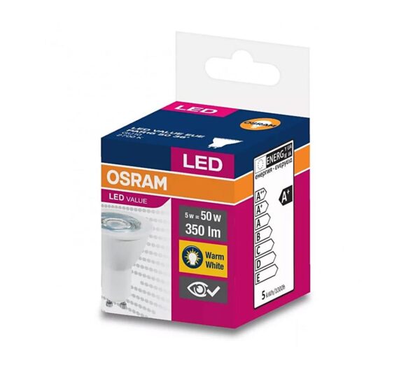 Osram LED Izzó PAR16 GU10/5W/230V 2700K