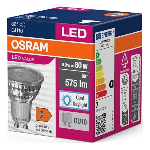 Osram LED Izzó PAR16 GU10/6