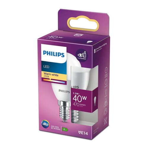 Philips LED Izzó Philips P45 E14/5
