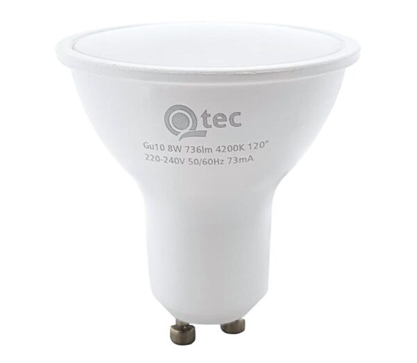 LED Izzó Qtec GU10/8W/230V 4200K