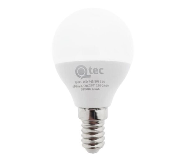 LED Izzó Qtec P45 E14/5W/230V 4200K