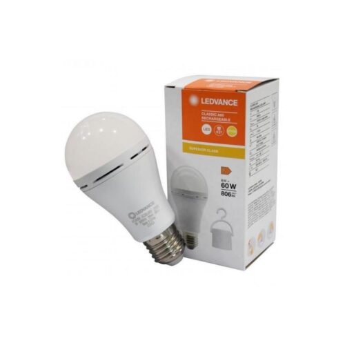 Ledvance LED Izzó RECHARGEABLE A60 E27/8W/230V 2700K