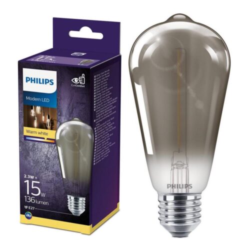 Philips LED Izzó SMOKY VINTAGE Philips ST64 E27/2