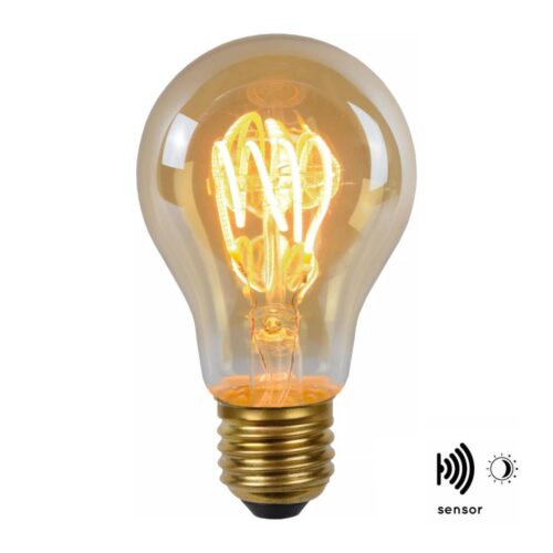 Lucide LED Izzó szürkületérzékelővel FILAMENT E27/4W/230V 2200K