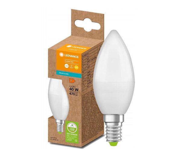 Ledvance LED Izzó újrahasznosított műanyagból B40 E14/4
