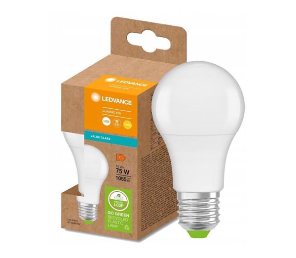Ledvance LED Izzó újrahasznosított műanyagból E27/10W/230V 2700K