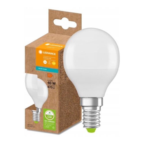 Ledvance LED Izzó újrahasznosított műanyagból P45 E14/4