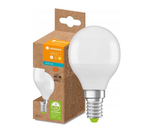 Ledvance LED Izzó újrahasznosított műanyagból P45 E14/4