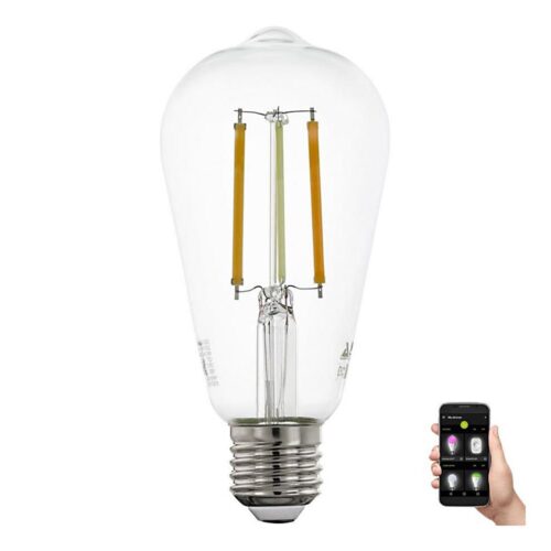 Eglo LED Izzó VINTAGE E27/6W/230V 2200K