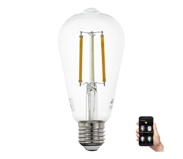 Eglo LED Izzó VINTAGE E27/6W/230V 2200K