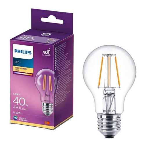 Philips LED Izzó VINTAGE Philips A60 E27/4