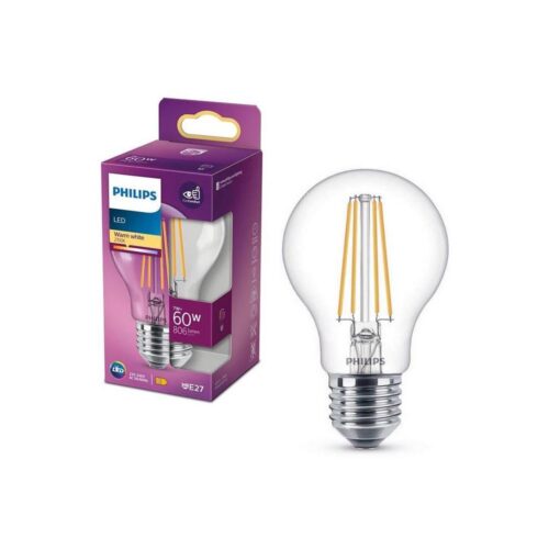 Philips LED Izzó VINTAGE Philips A60 E27/7W/230V 2700K