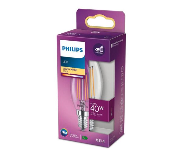 Philips LED Izzó VINTAGE Philips B35 E14/4