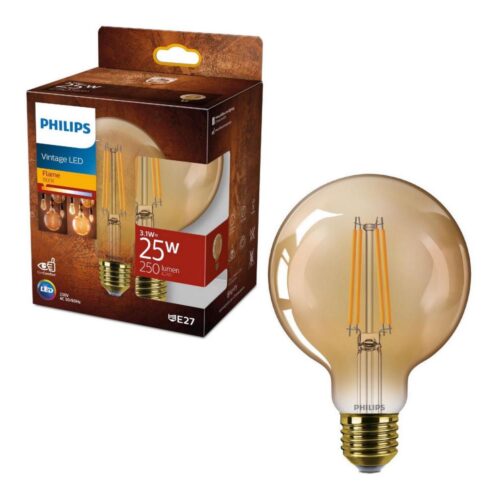 Philips LED Izzó VINTAGE Philips G95 E27/3