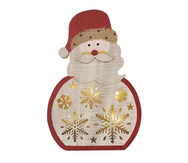 LED Karácsonyi dekoráció LED/2xAAA Santa