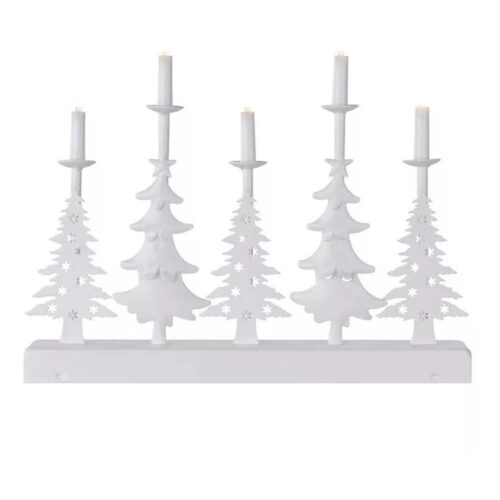 LED Karácsonyi gyertyatartó LED/2xAA fehér