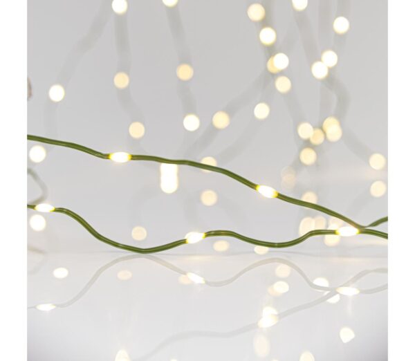 Eurolamp LED Karácsonyi kültéri lánc LINE 700xLED/8 funkció 40 m IP44 meleg fehér