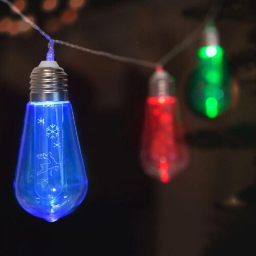 LED Karácsonyi lánc 10xLED/2xAA 2