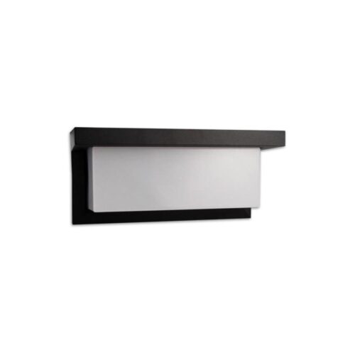 LED Kültéri fali lámpa érzékelővel LED/12W/230V IP54 fekete