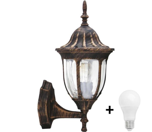 LED Kültéri fali lámpa FLORENCJA 1xE27/10W/230V IP43