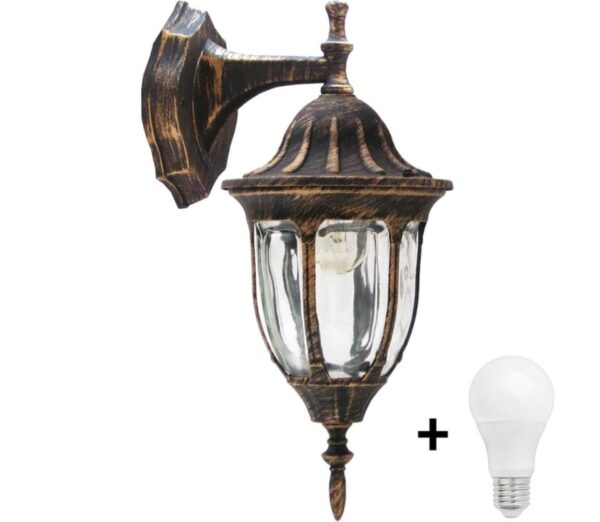 LED Kültéri fali lámpa FLORENCJA 1xE27/10W/230V IP43