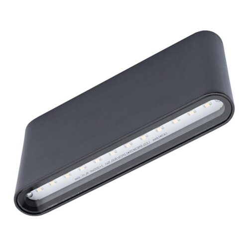 LED Kültéri fali lámpa FLOW 2xLED/6W/230V IP54 fekete