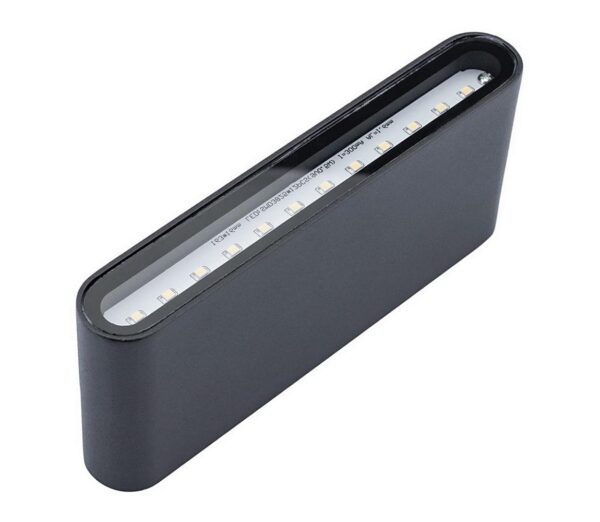 LED Kültéri fali lámpa FLOW LED/6W/230V IP54 fekete